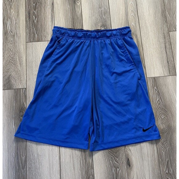 Nike Athletic Shorts Men’s Small Blue/Black Dri-Fit Basketball 100% Polyester - Picture 1 of 9